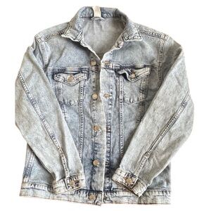 H&M Kids Denim Jacket – Size 10-12Y Light Blue Lightwash Denim